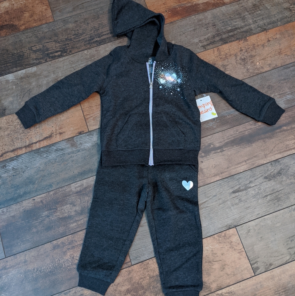 Gray sweatsuit
